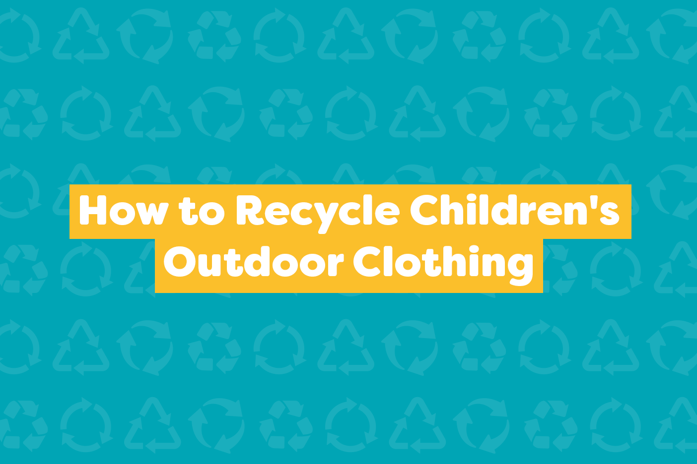 How to Recycle Children's Outdoor Clothing