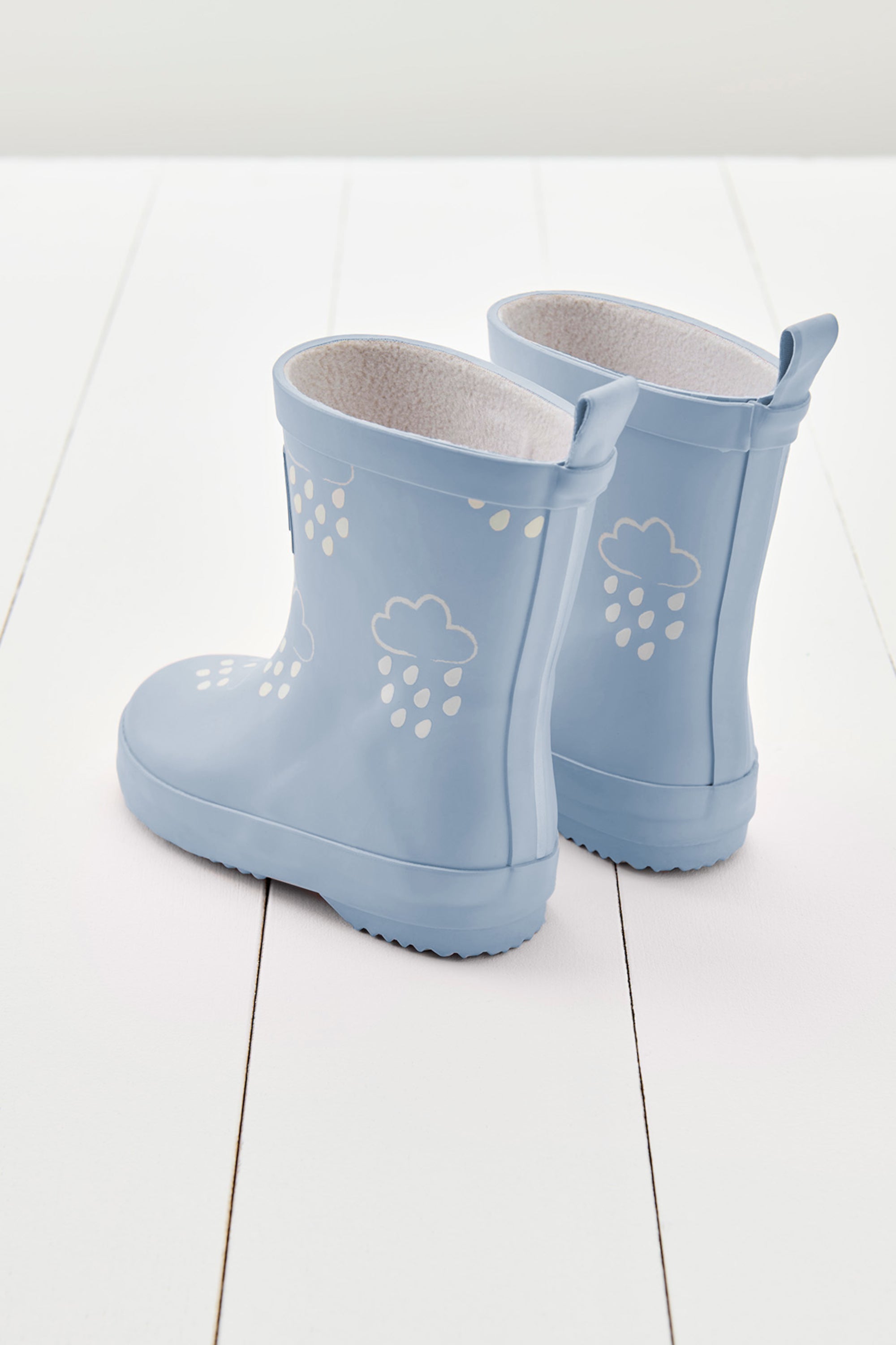 Kids Baby Blue Colour-Revealing Wellies
