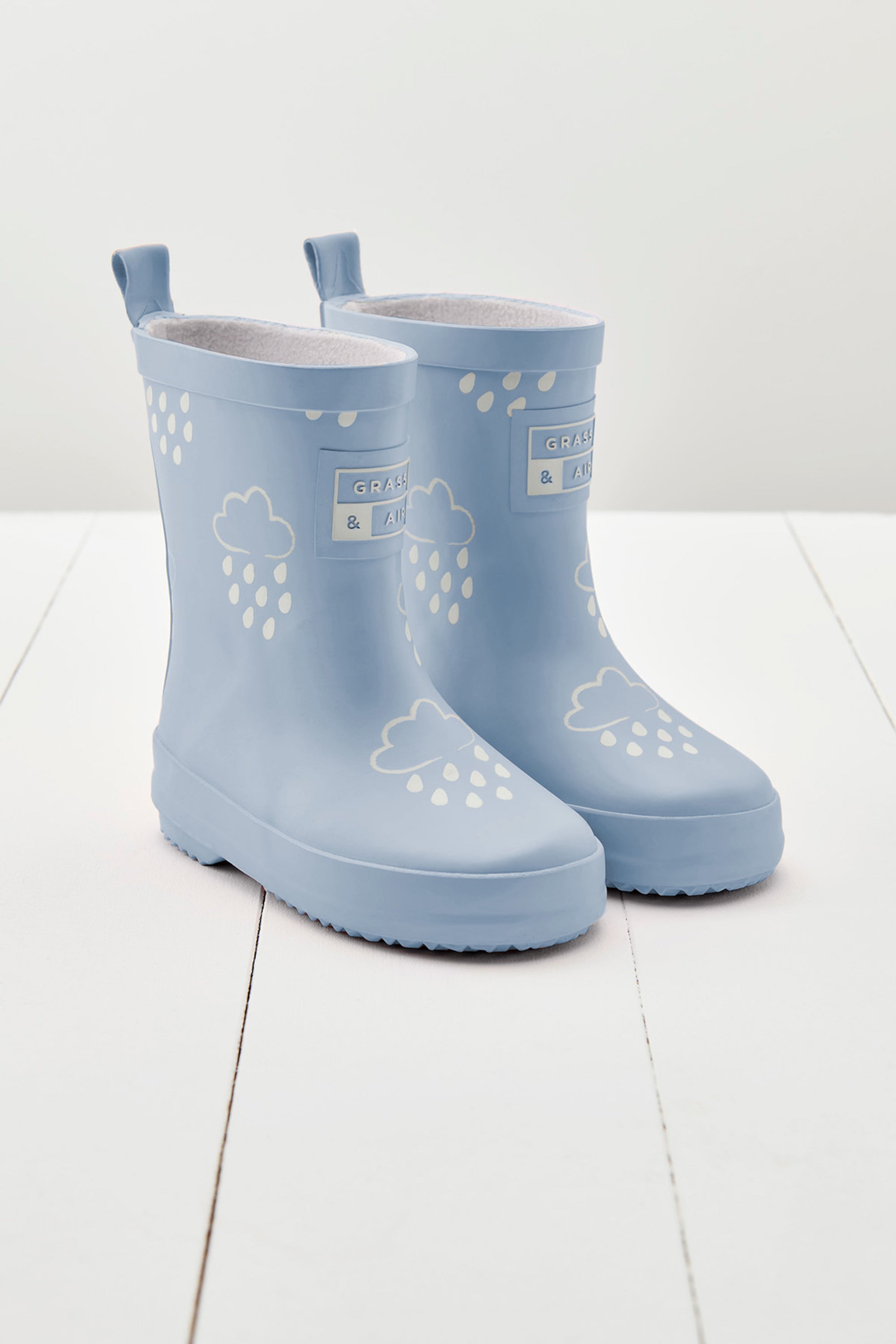Kids Baby Blue Colour-Revealing Wellies - Main Image