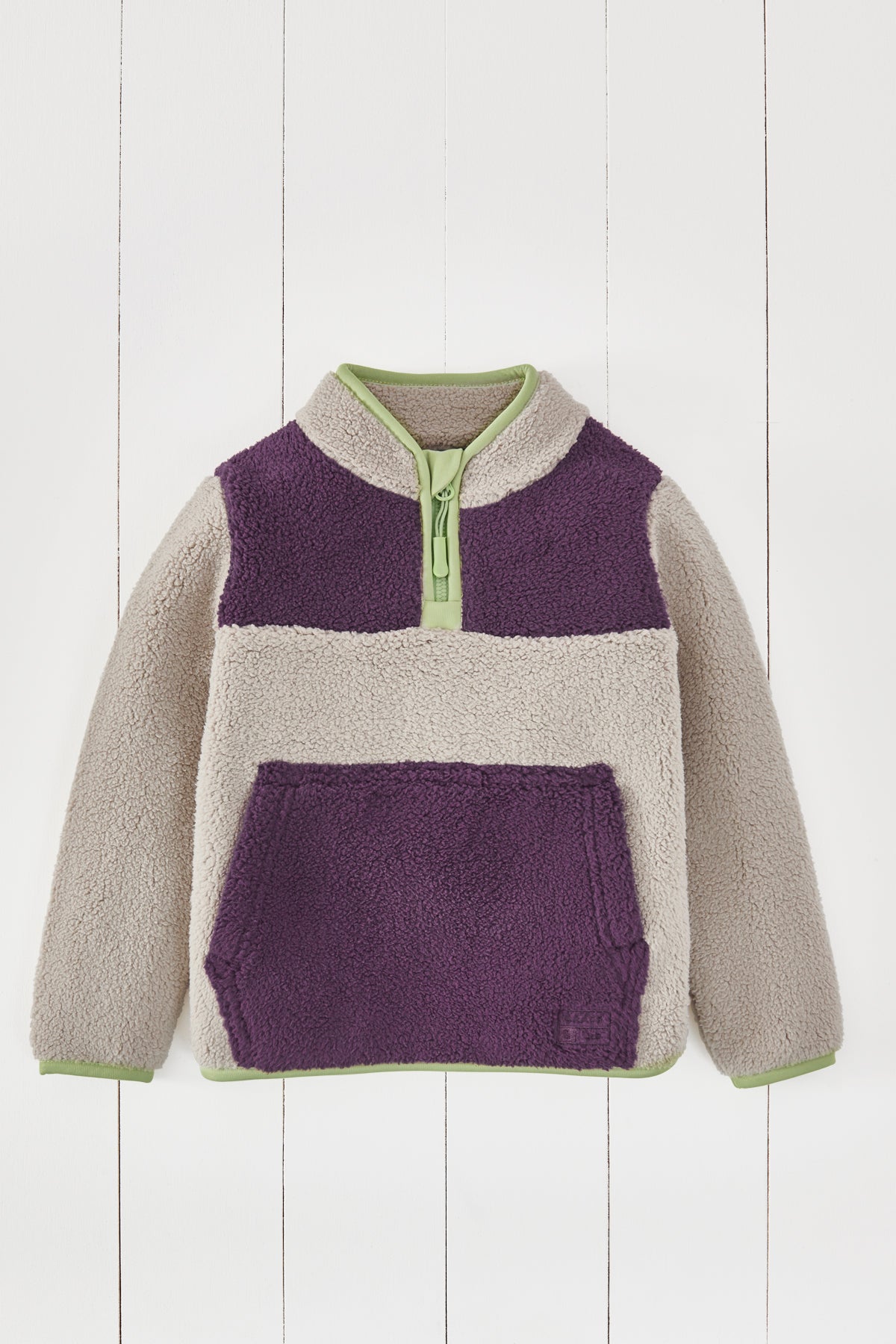 Kids Geothermal Grey Borg 1 4 Zip Jumper