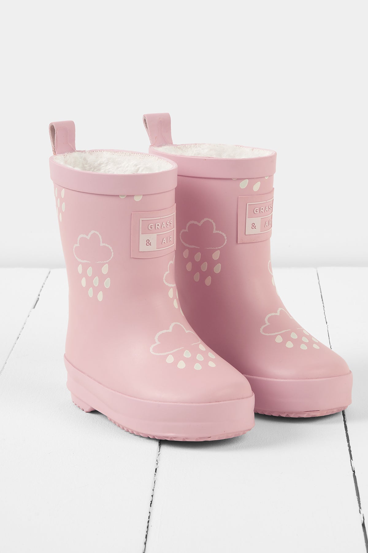 Baby Pink Colour-Changing Kids Wellies