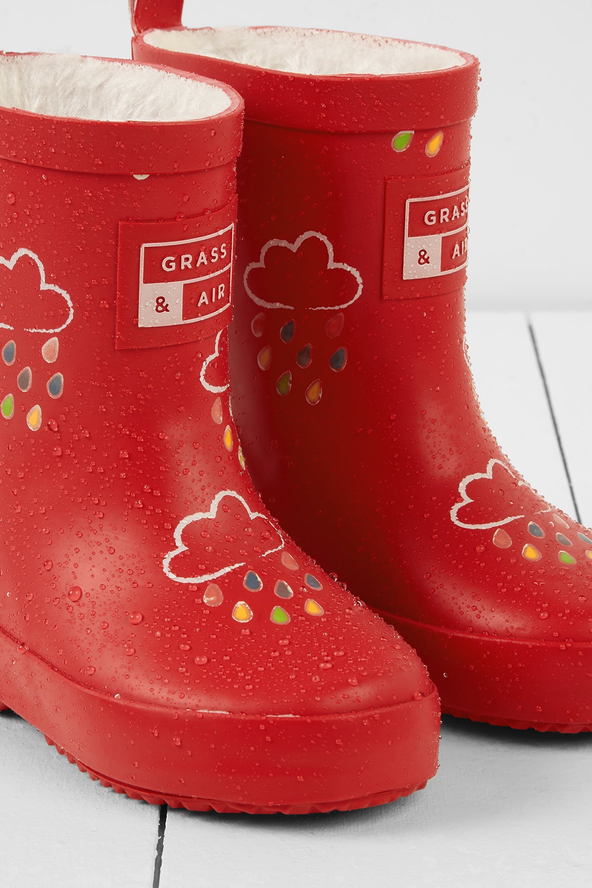 Ruby Red Colour-Changing Kids Wellies