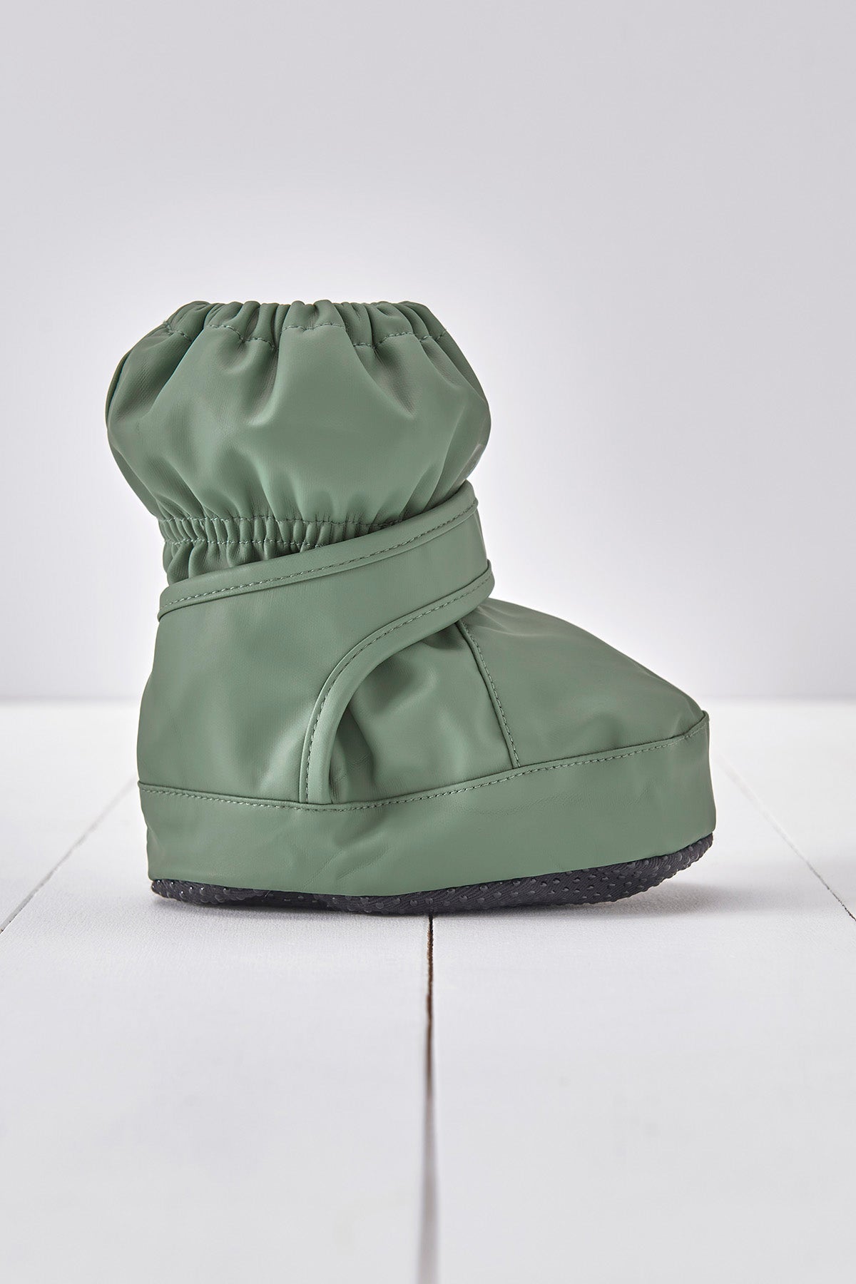 Khaki Green PU Showerproof Bootie