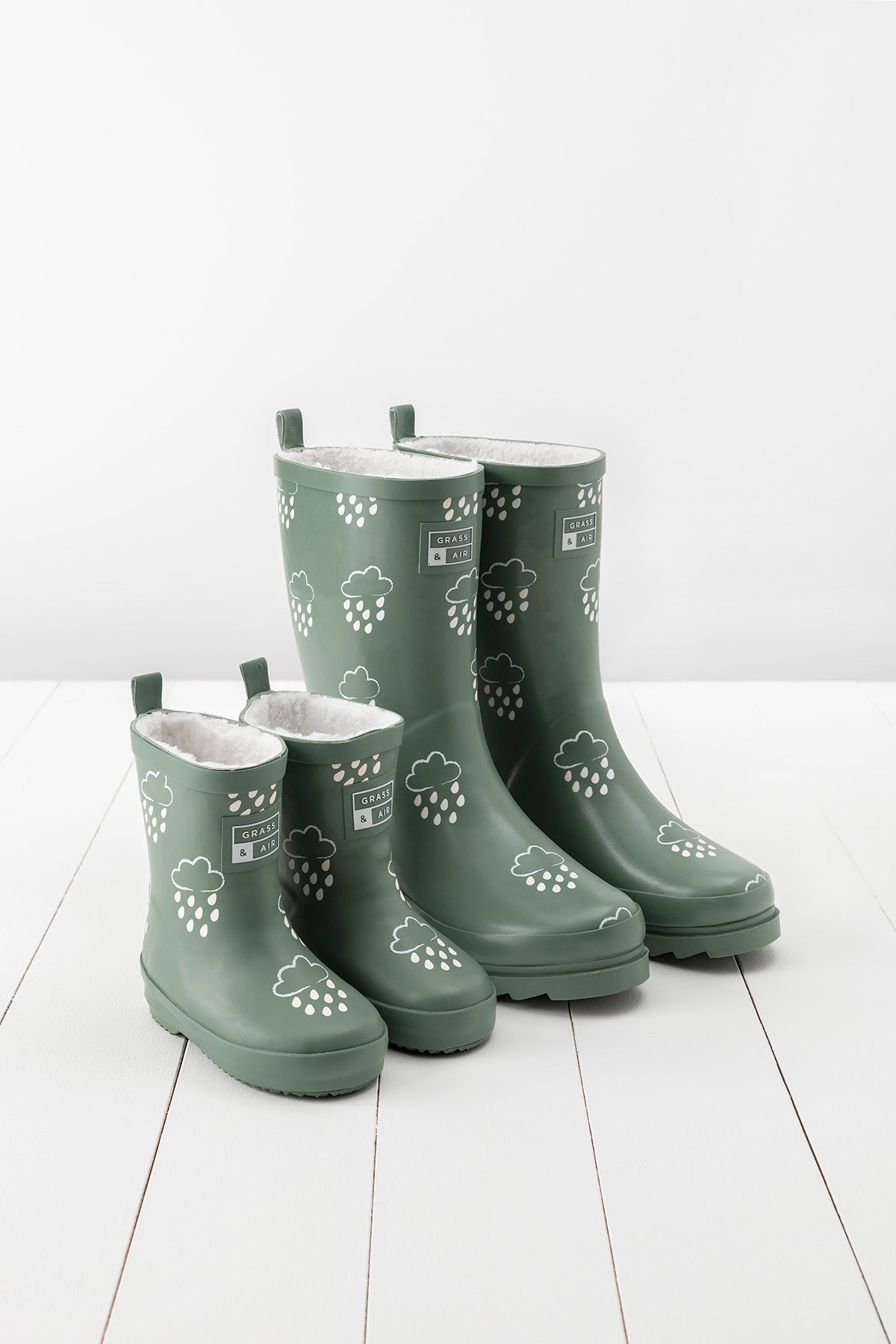 Adult Khaki Colour-Changing Wellies