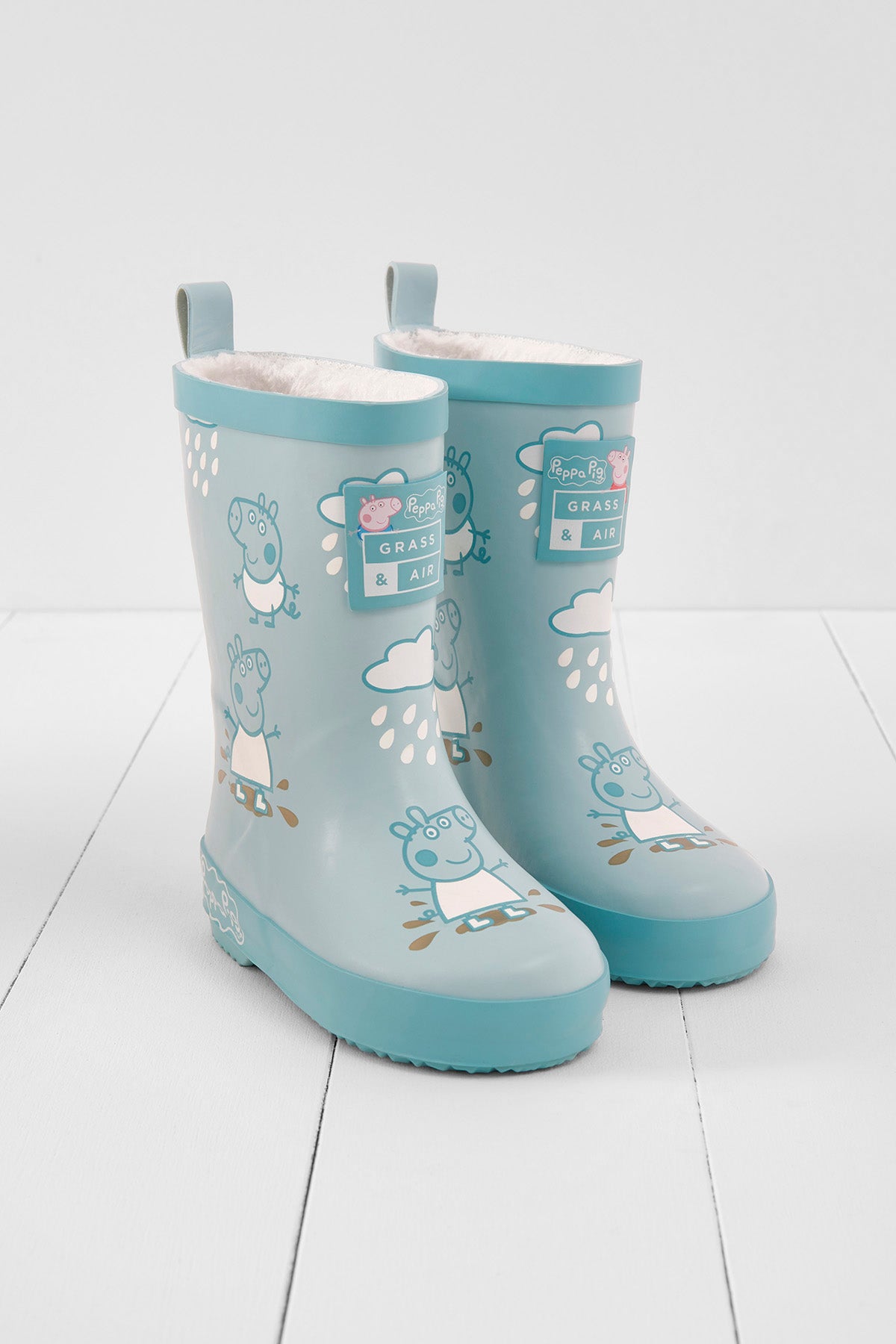 Kids' Peppa Pig Blue Colour-Changing Wellies