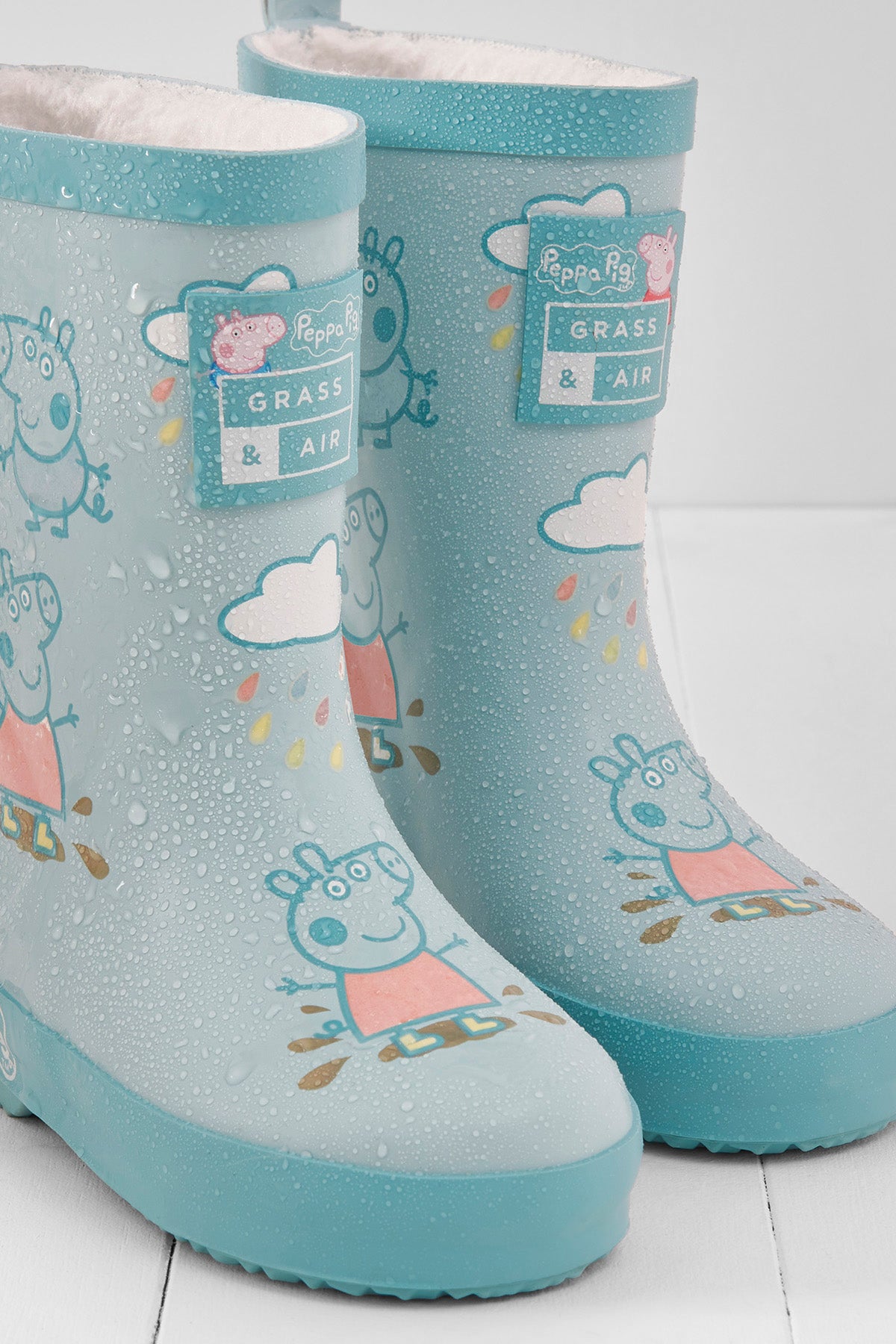 Kids' Peppa Pig Blue Colour-Changing Wellies