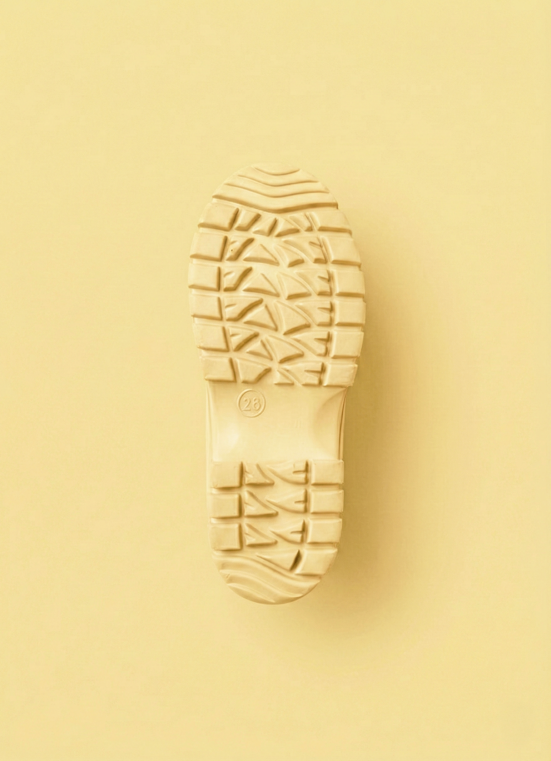 Buttermilk Yellow Colour-Changing Chunky Sole Shortie Welly