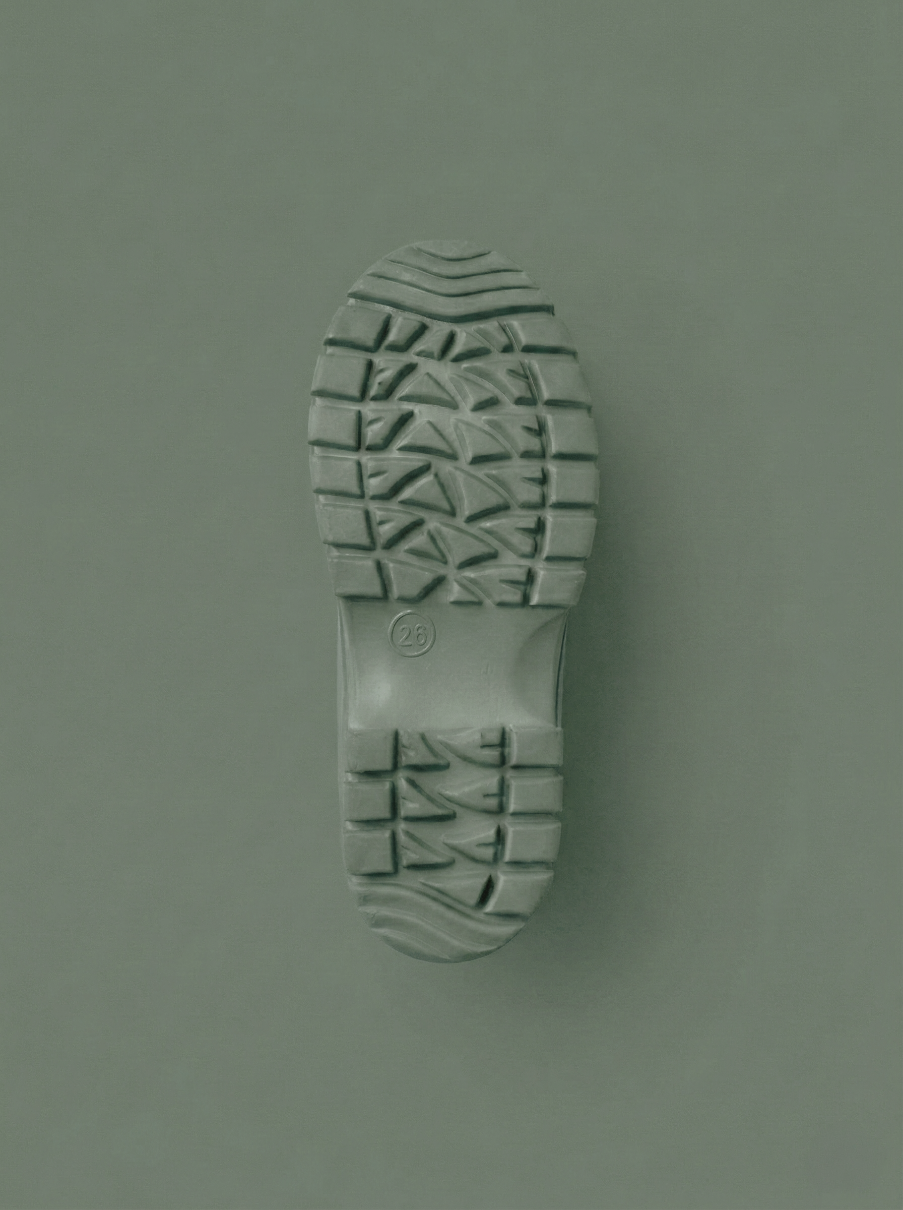 Khaki Colour-Changing Chunky Sole Shortie Welly