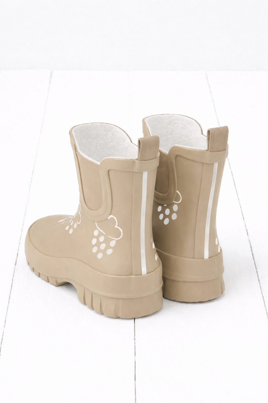 Stone Colour-Changing Chunky Sole Shortie Welly