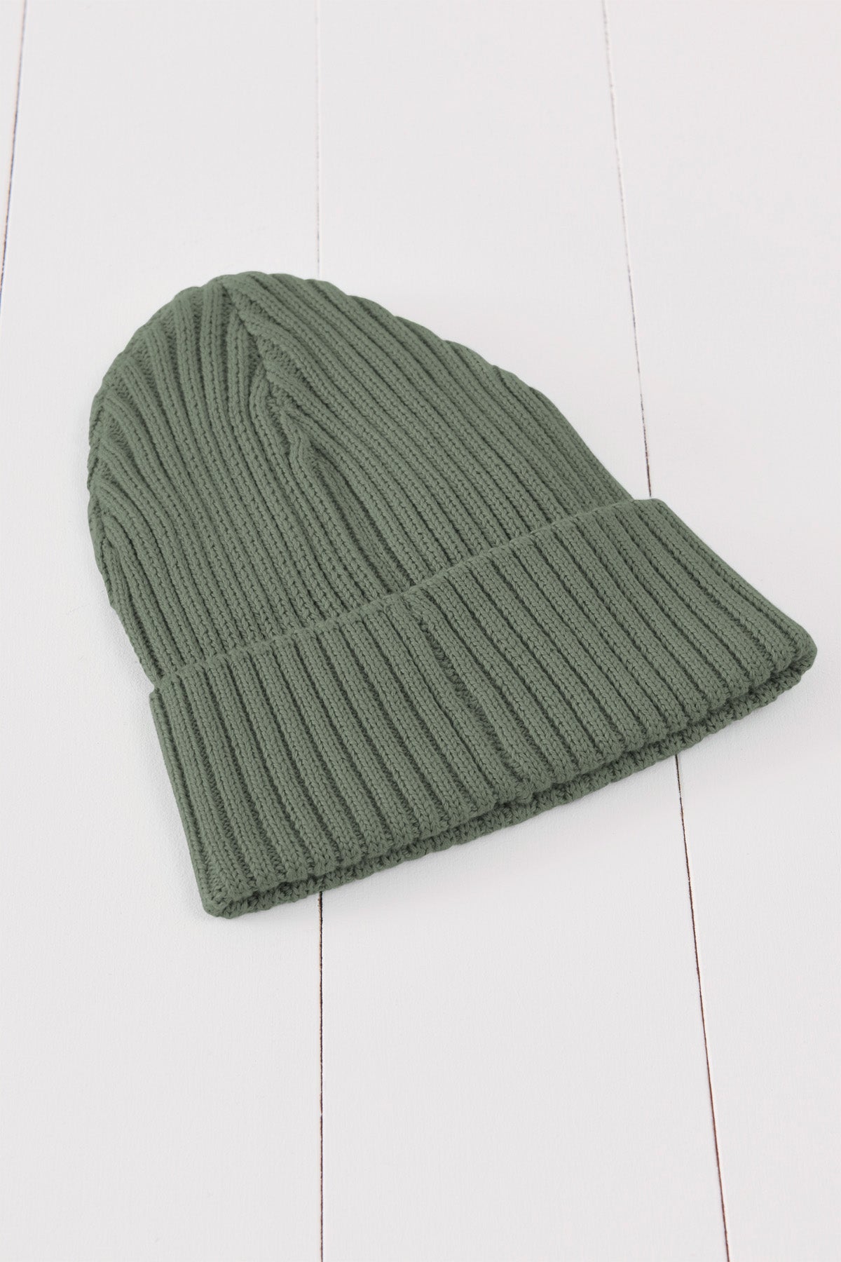 Khaki Green Beanie Hat