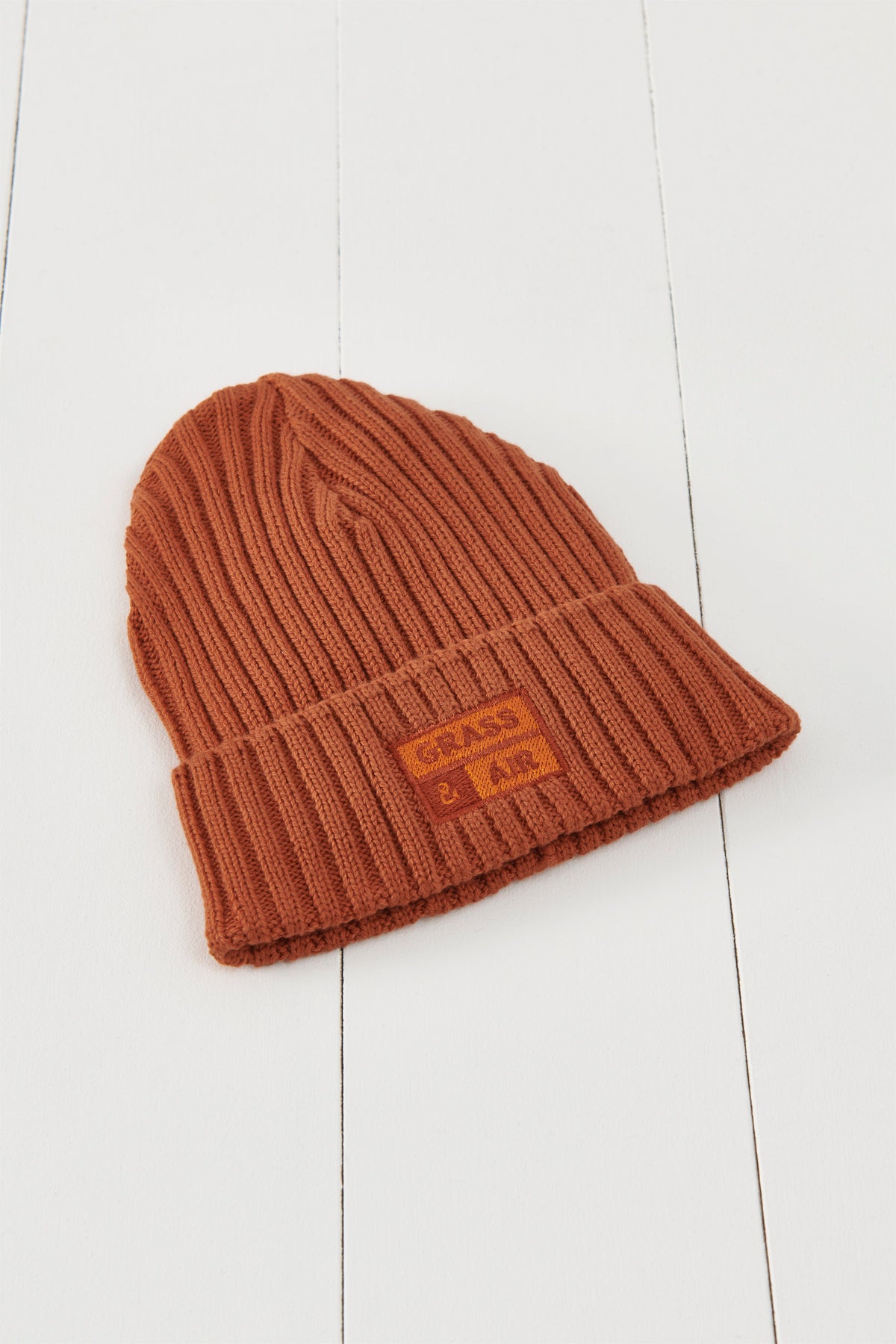 Burnt Orange Beanie Hat