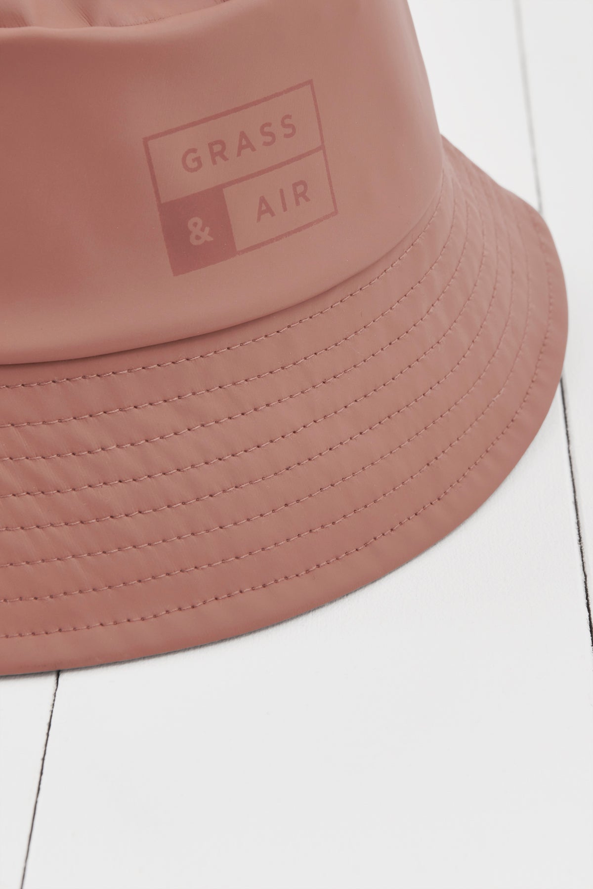 Rose PU Bucket Hat
