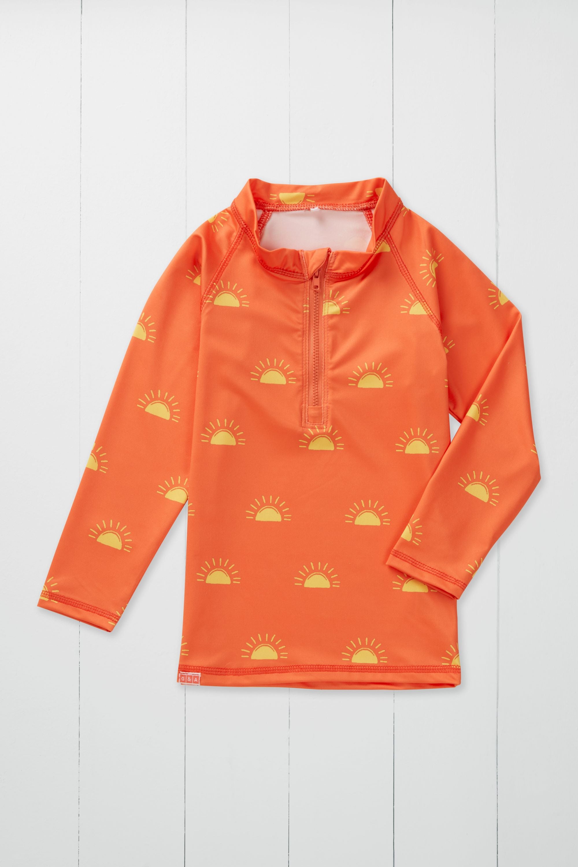 Sun Print Kids Long Sleeve Rash Vest
