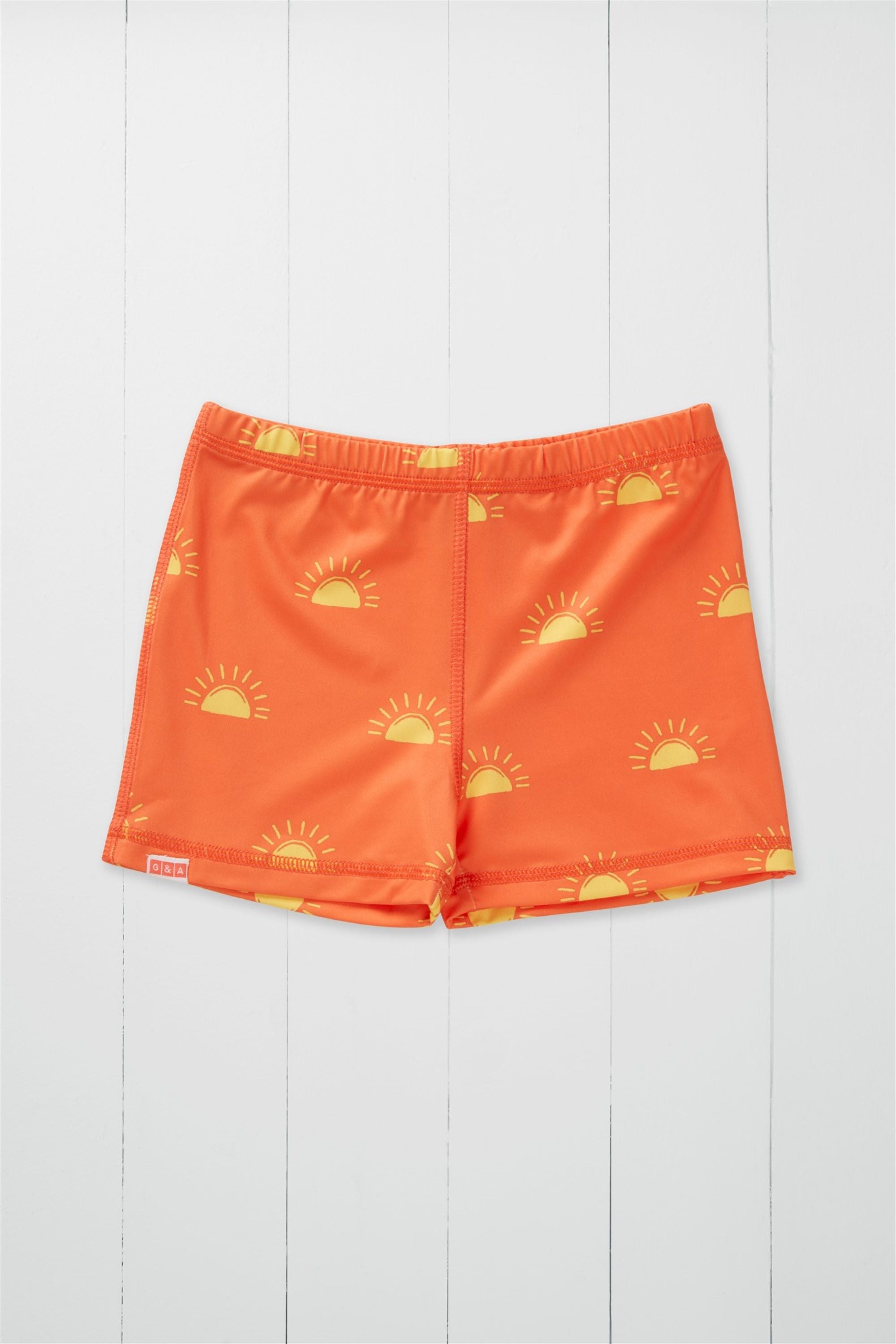 Sun Print Kids Shortie Swim Shorts