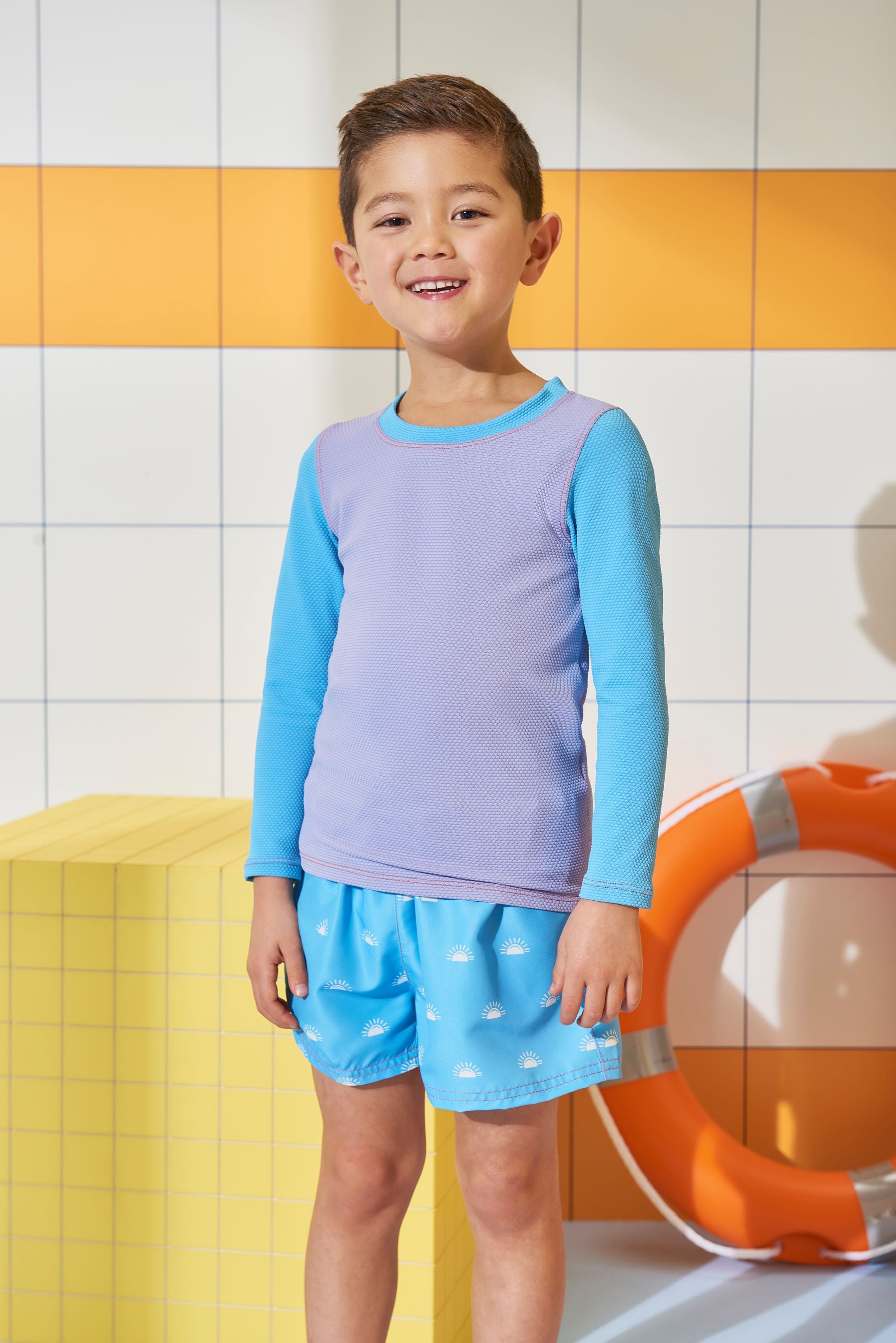 Lavender Long Sleeve Rash Vest