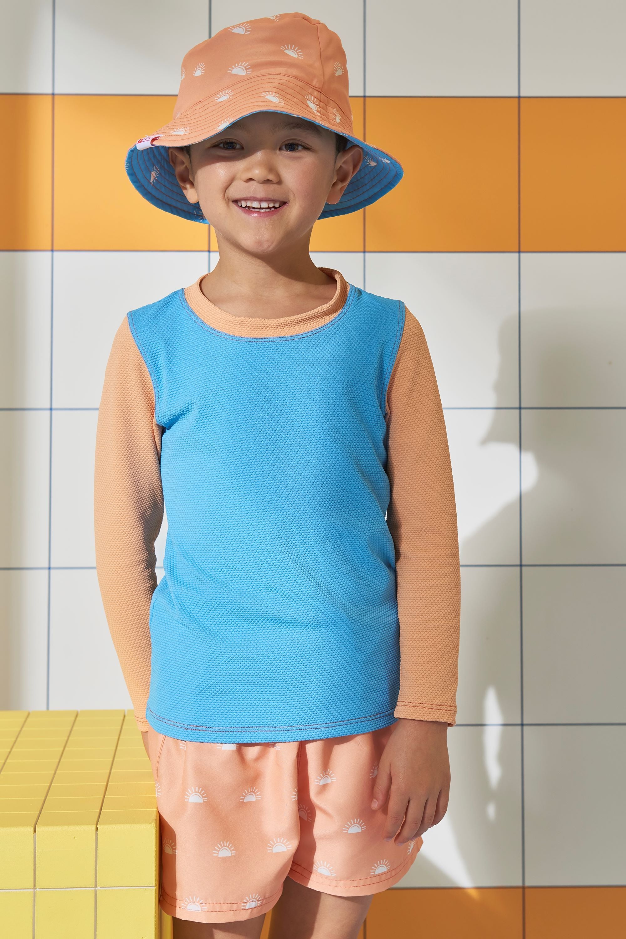 Cornflower Blue Long Sleeve Rash Vest