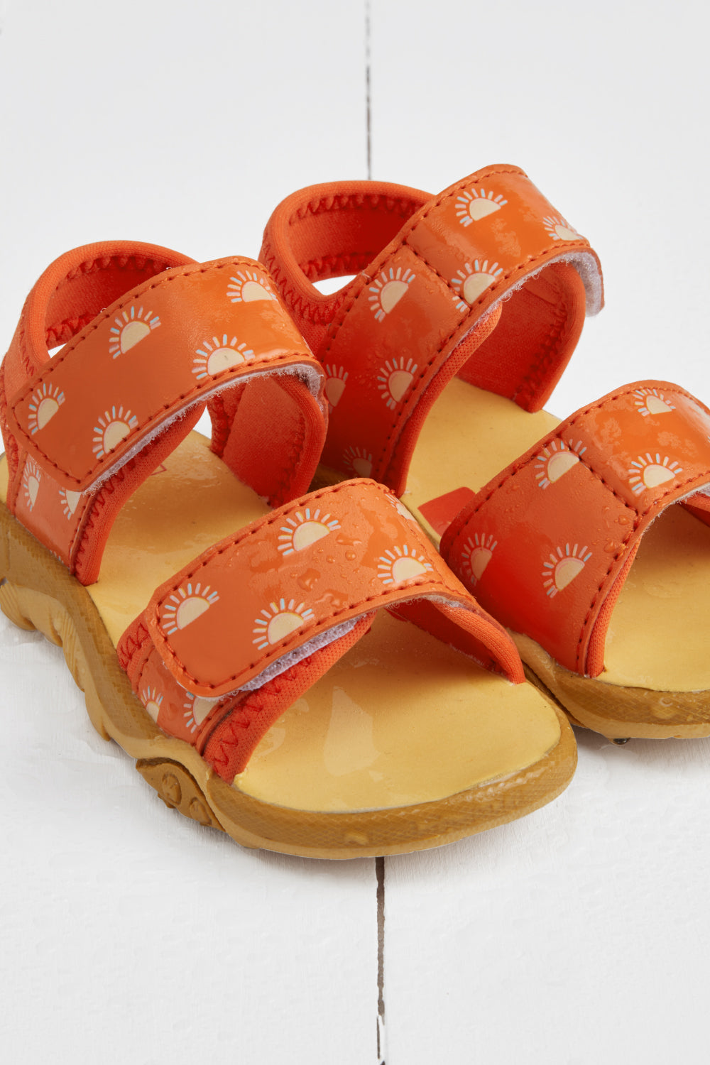 Orange Colour-Changing Sandals