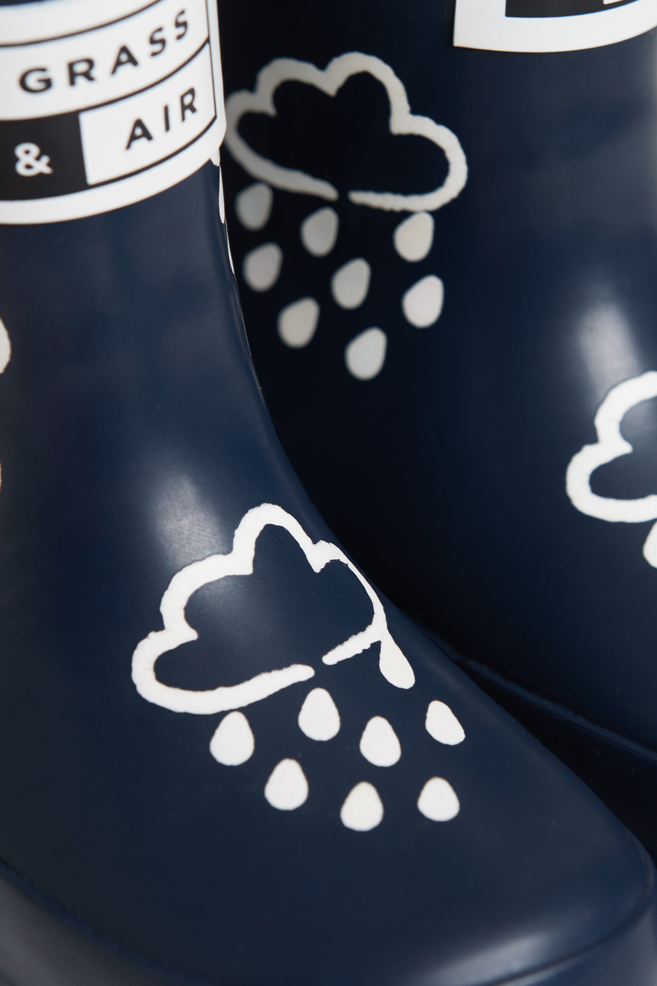 Navy Colour-Changing Kids Wellies
