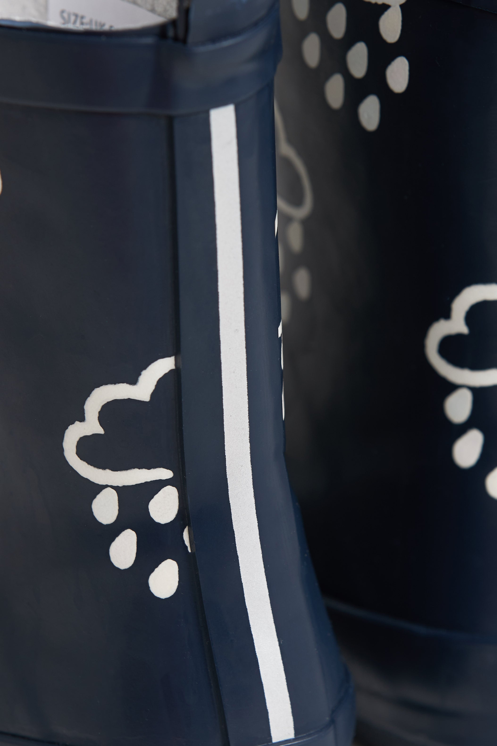 Navy Colour-Changing Kids Wellies