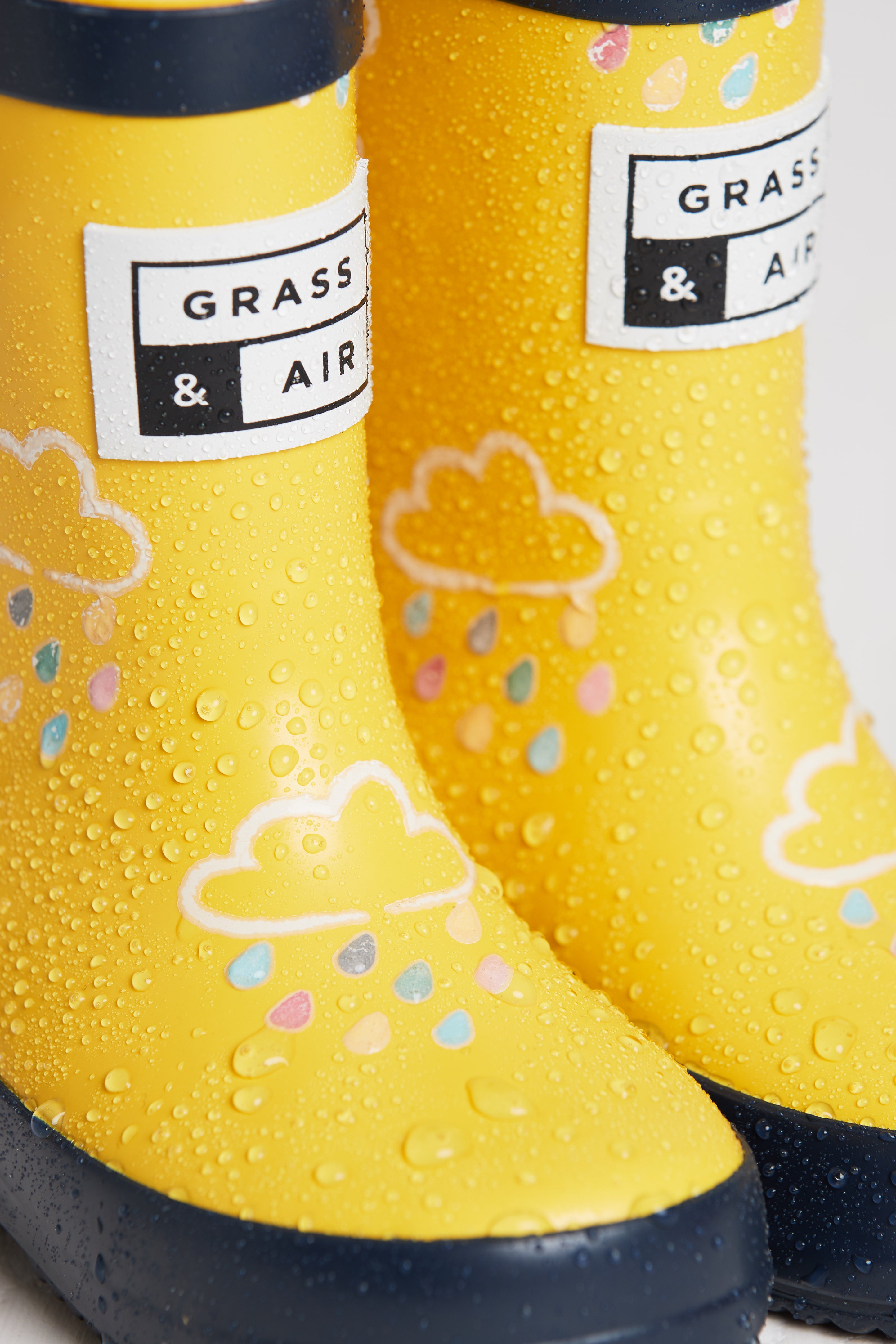 Kids Yellow Colour Changing Wellies