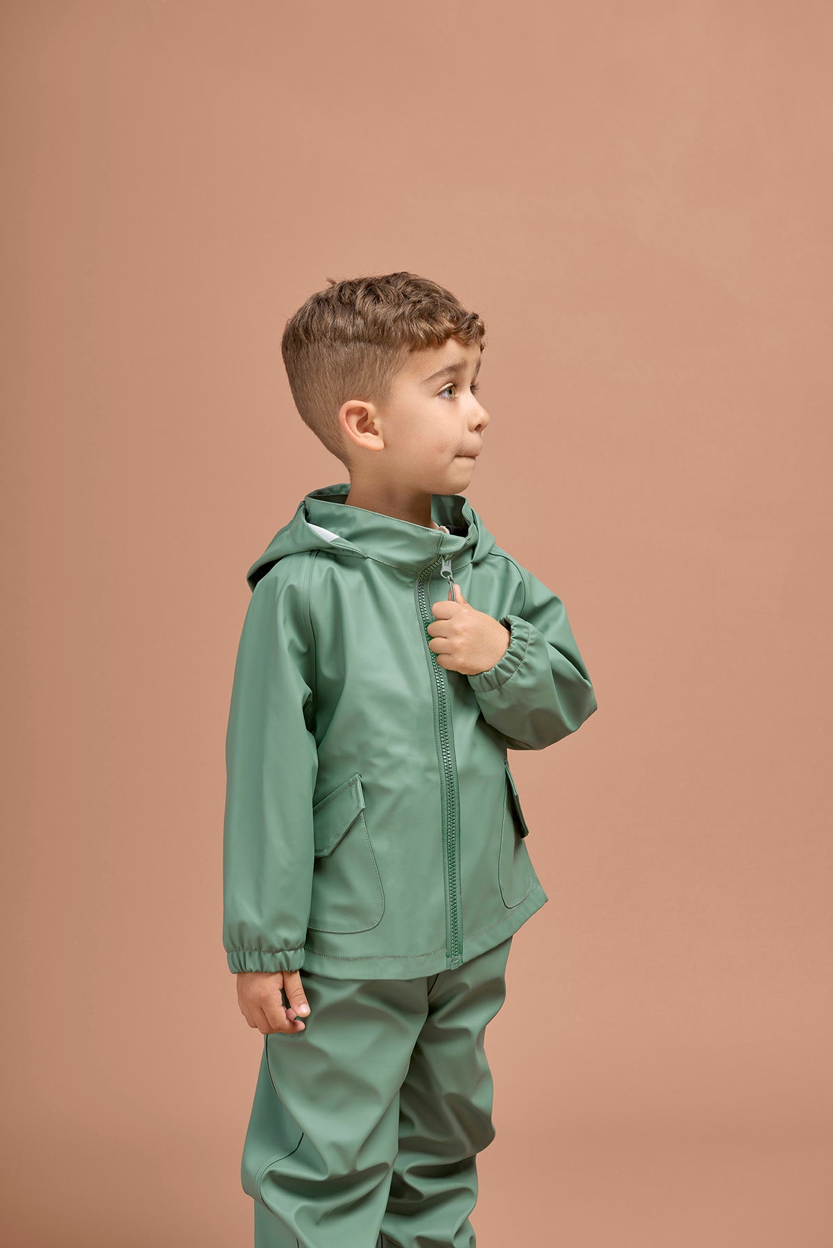 Khaki Green Rainster Jacket