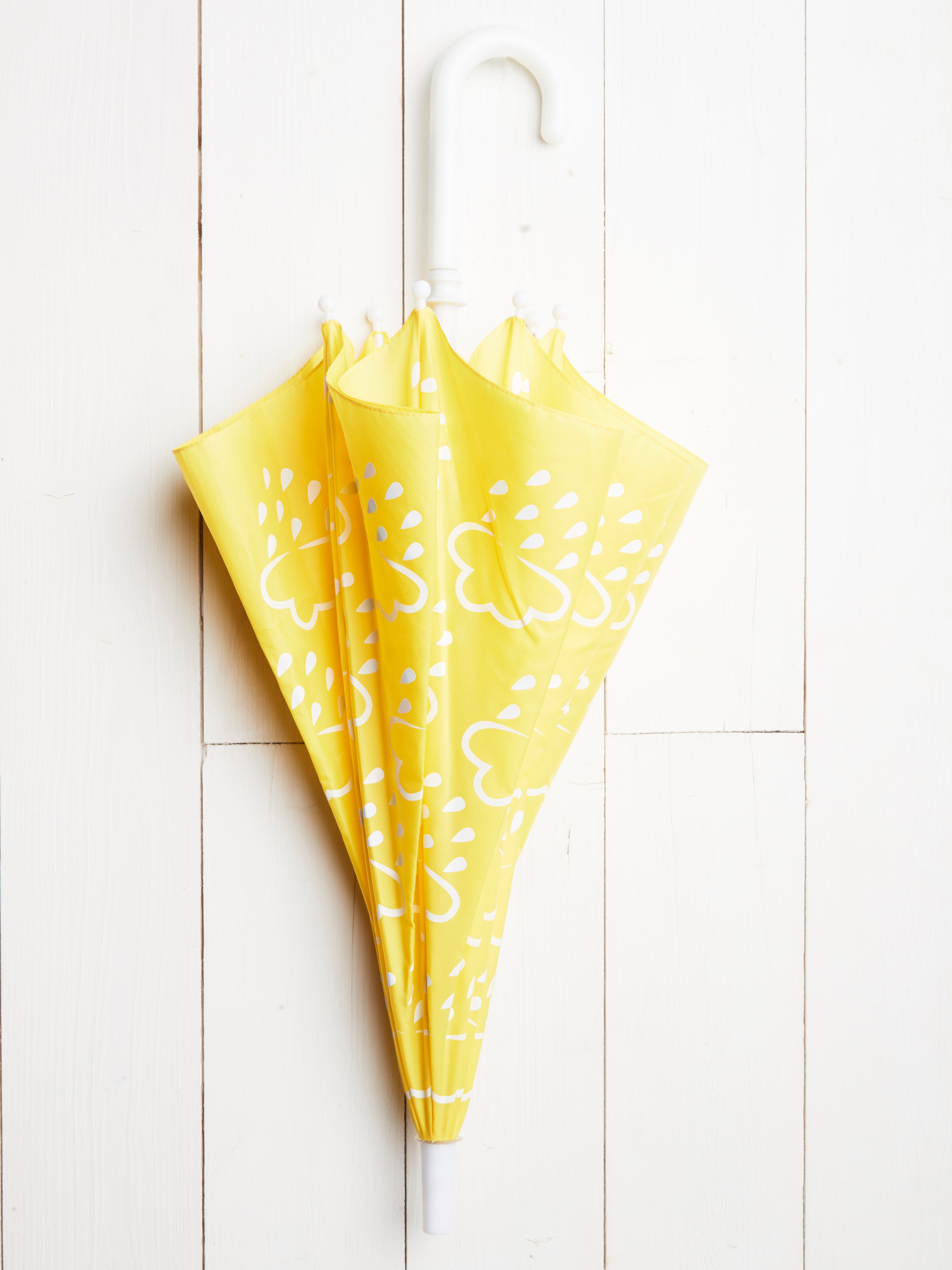 Little Kids Colour-Revealing Umbrella in Yellow