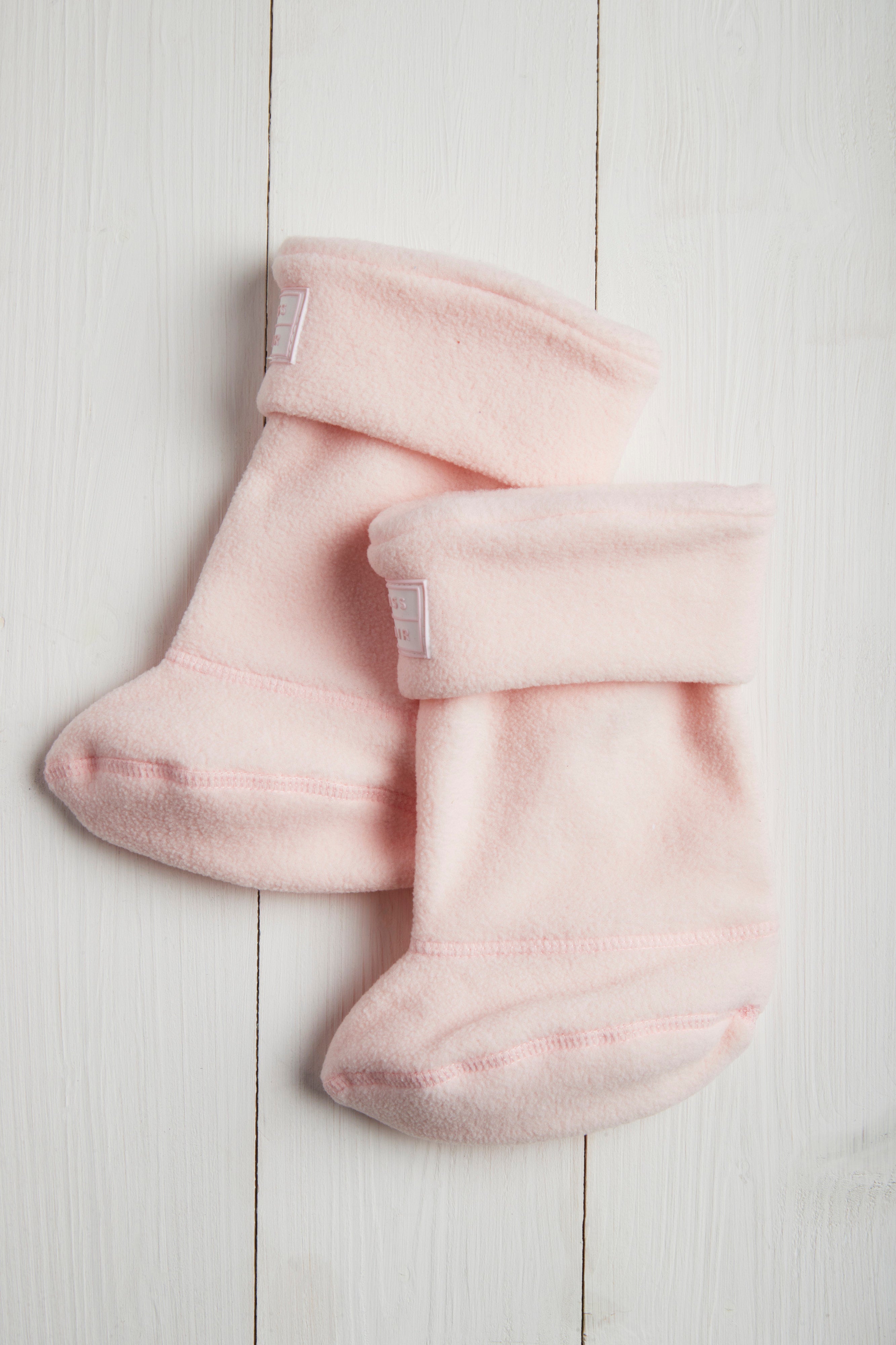 Baby Pink Kids Welly Socks