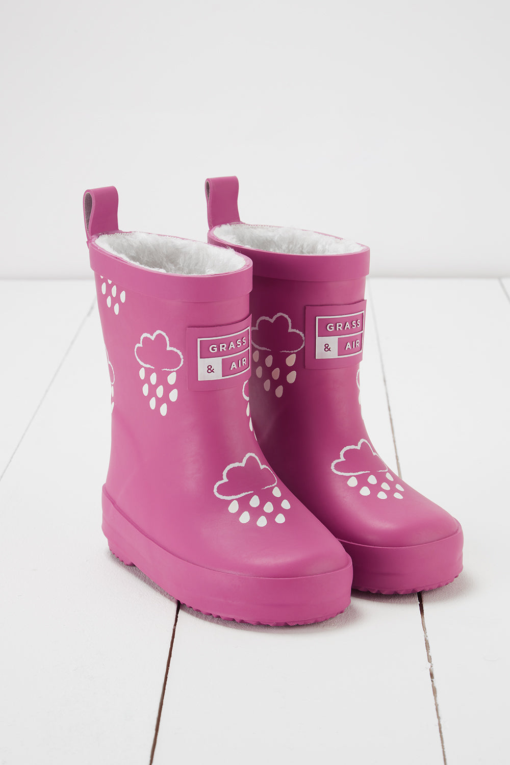 Orchid Pink Colour-Changing Kids Wellies