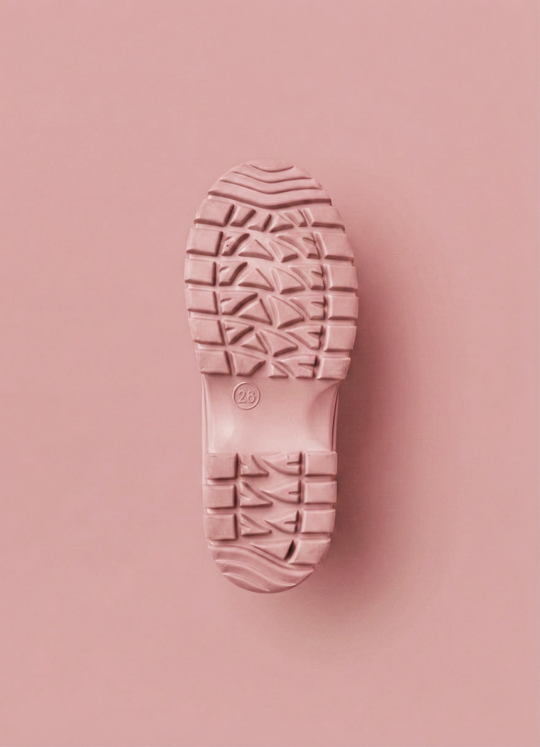 Rose Colour-Changing Chunky Sole Shortie Welly