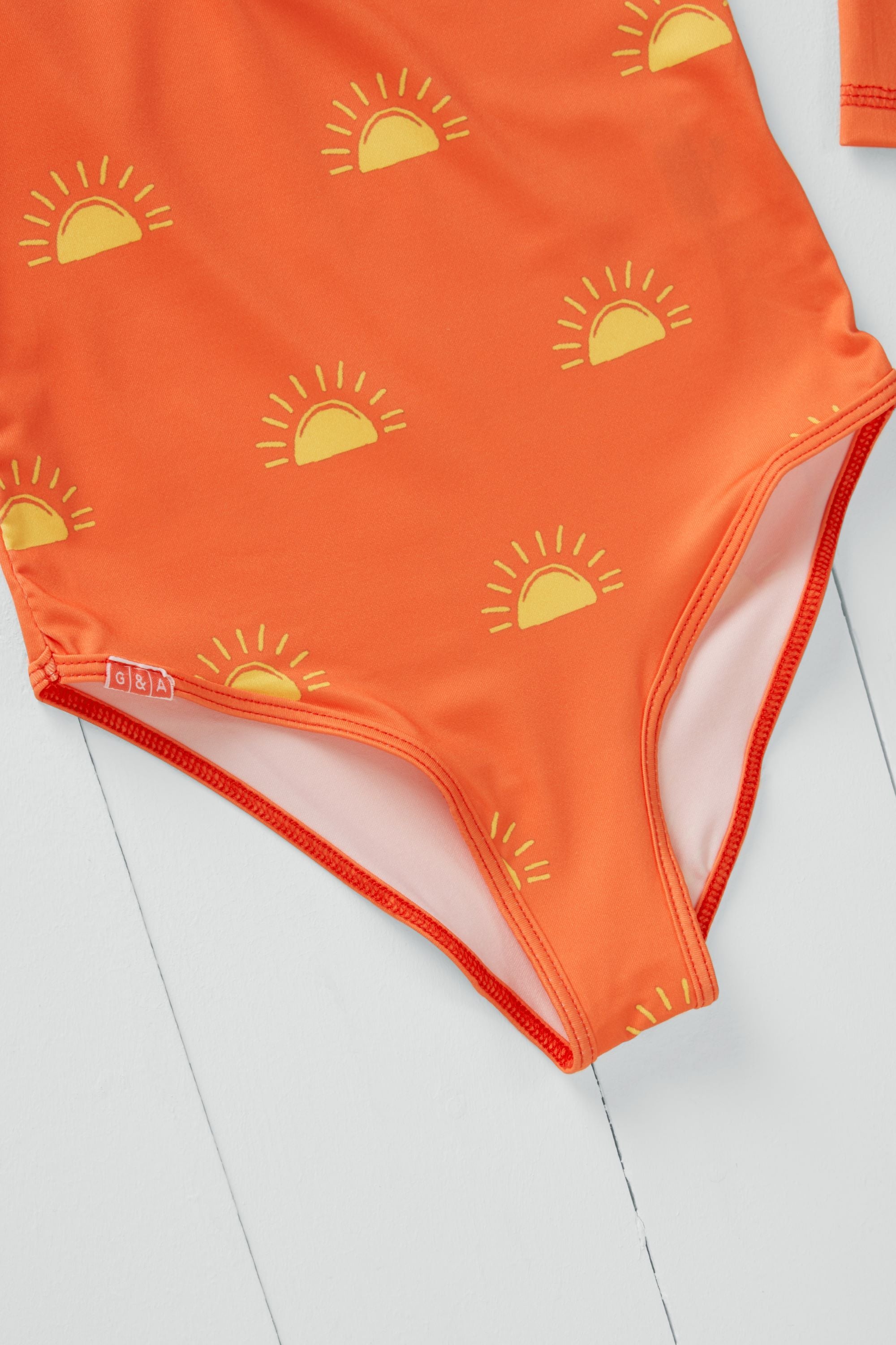 Sun Print Kids Long Sleeve Swimsuit