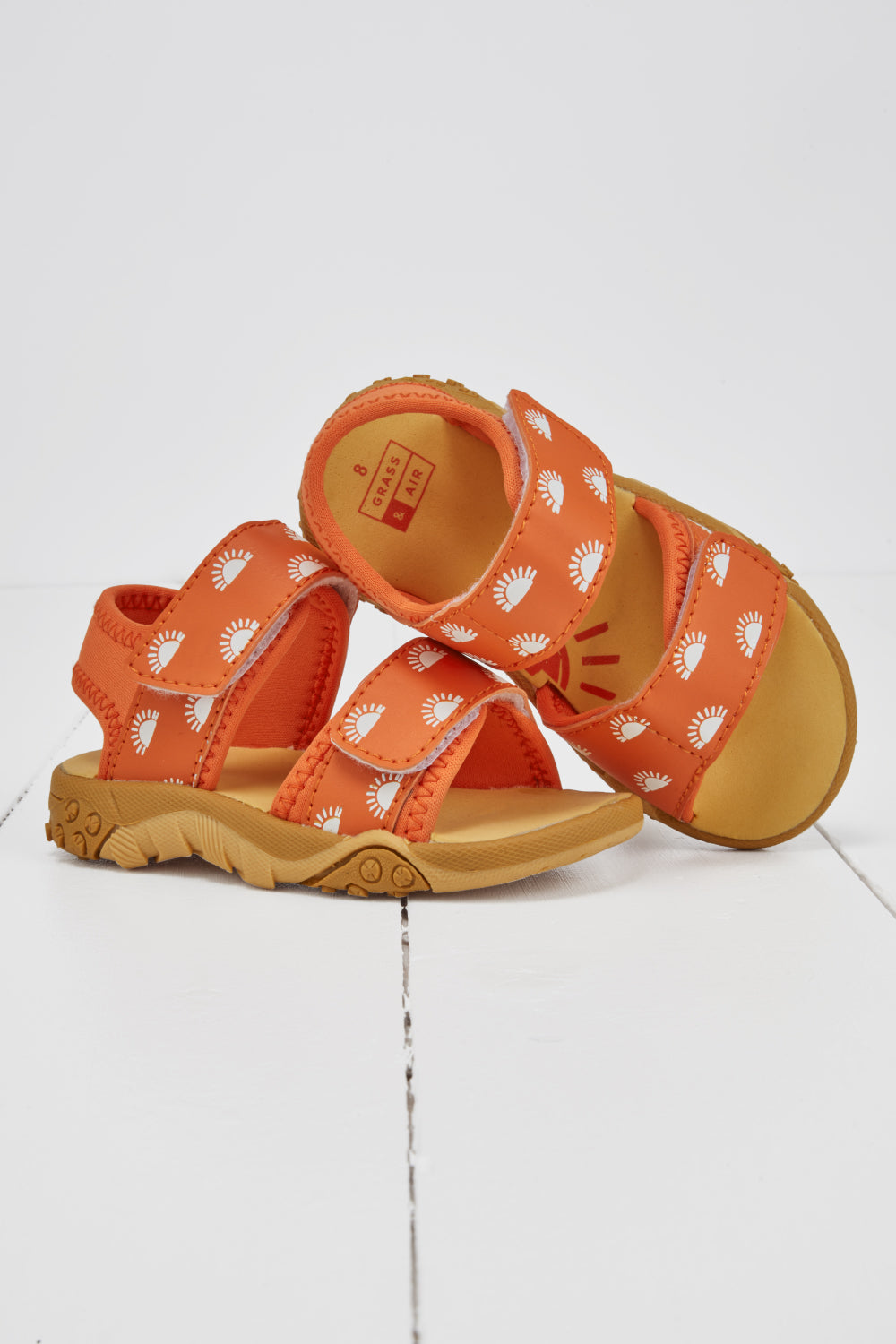 Orange Colour-Changing Sandals