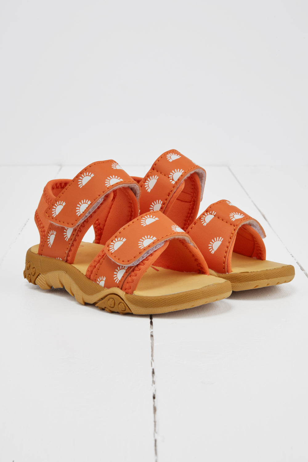 Orange Colour-Changing Sandals