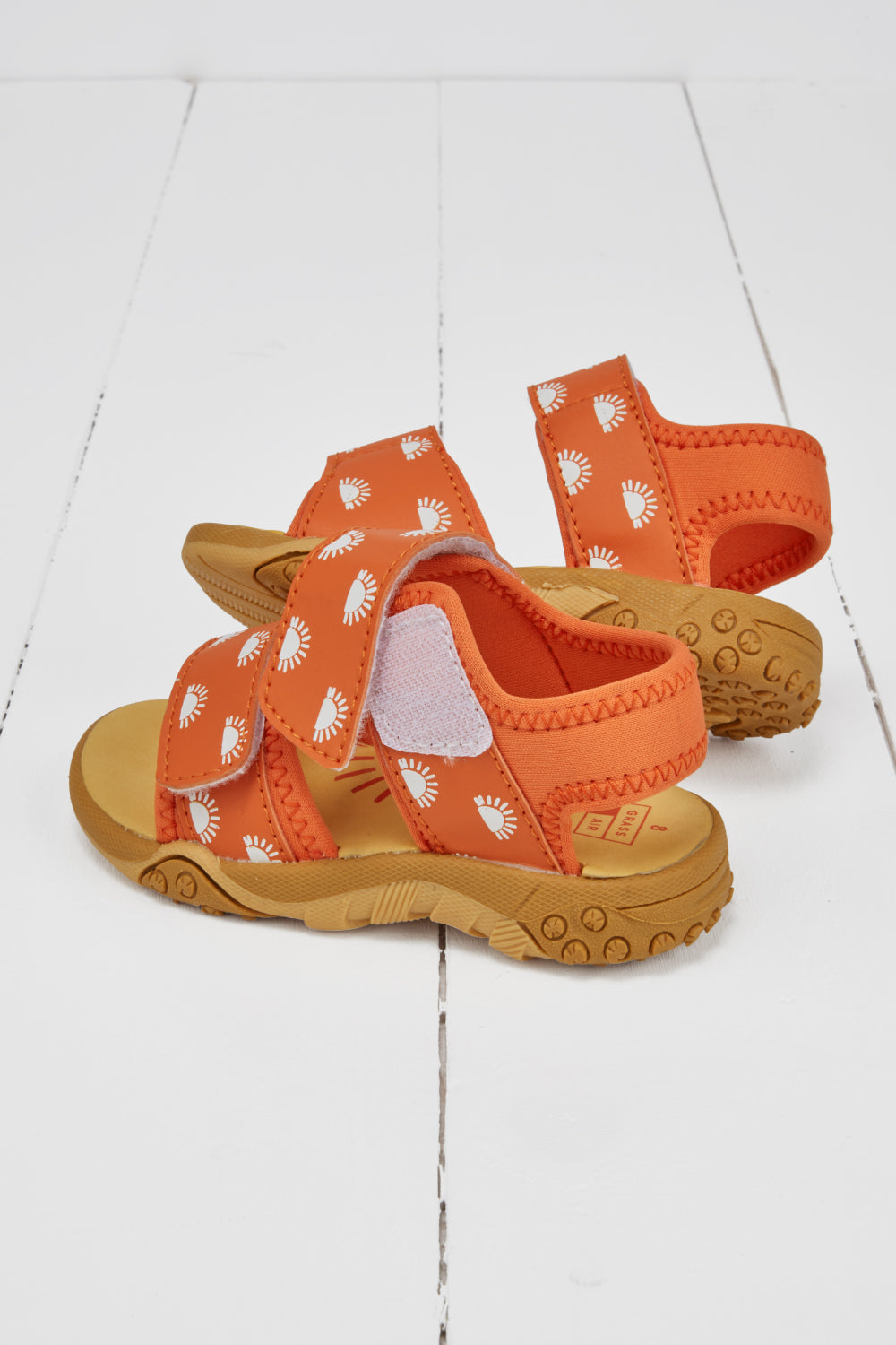 Orange Colour-Changing Sandals