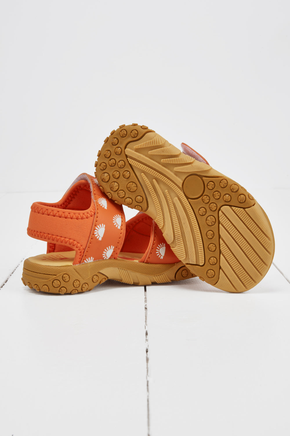 Orange Colour-Changing Sandals