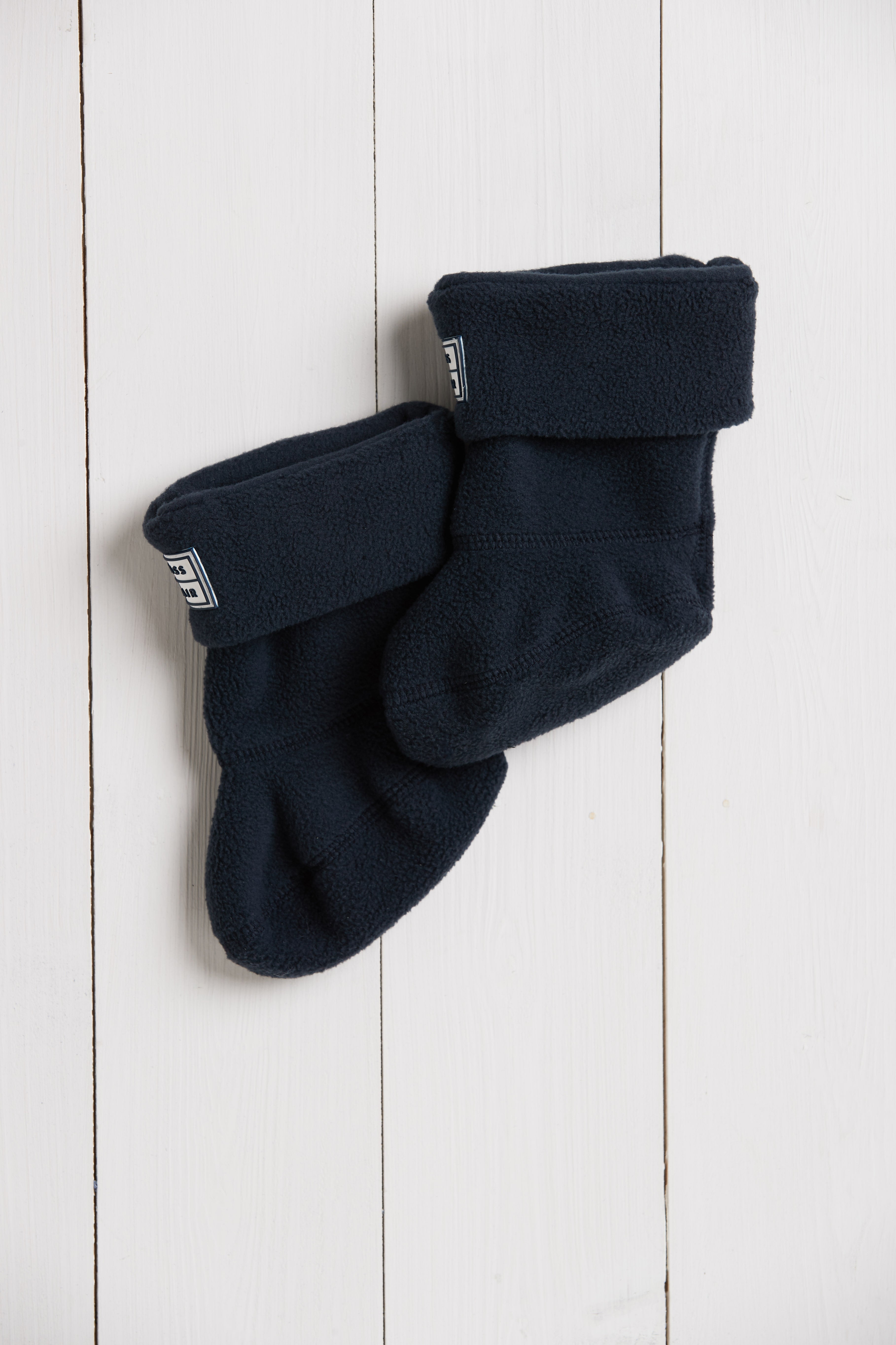 Navy Kids Welly Socks