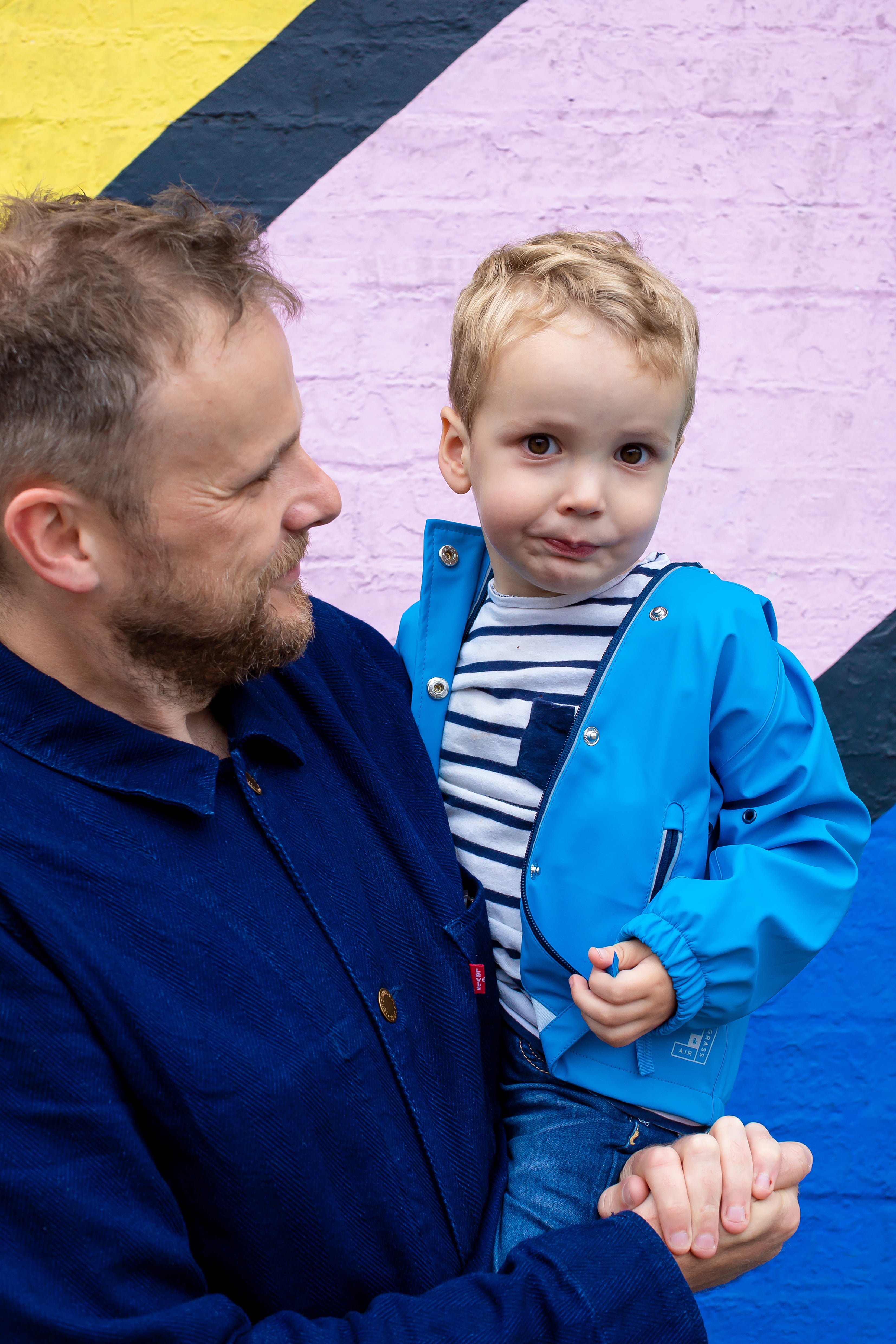 Dadventures by Jamie Day guest post: Jamie and Arlo in Turquoise Rainster